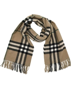 Вязаный шарф унисекс, Light Brown Burberry
