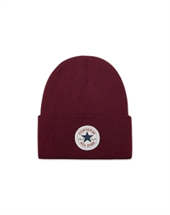 Хлопковая шапка унисекс марсалового цвета Converse