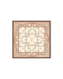 Квадратный шарф Ultimate Monogram, Khaki Louis vuitton