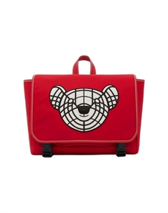 Кожаный рюкзак с декором для детей красный Burberry