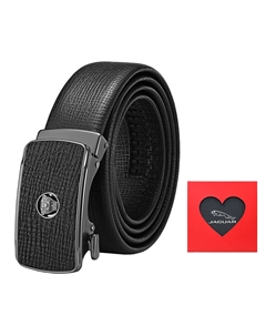 Кожаный ремень мужской, Black-Valentine's Day Box Limited Edition Jaguar