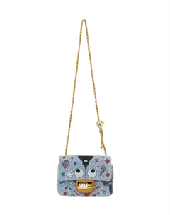 Сумка через плечо, синий деним Mymo