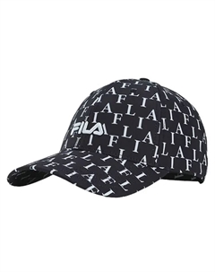 Хлопковая бейсболка унисекс черная, Black Fila