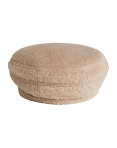 HERMES Альпака шерстяной берет женский верблюжий, Camel Hermès