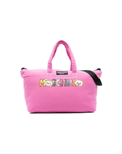 Плюшевый мишка с хлопковой мамой и малышом рюкзак через плечо кроссбоди детская сумочка фуксия Moschino