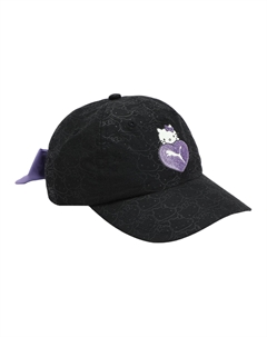 Бейсболка из полиэстера унисекс черная, Black Puma