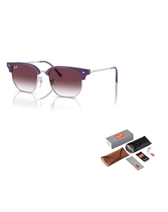 Детские солнцезащитные очки фиолетовые нестандартной формы литые, Purple Ray-ban®