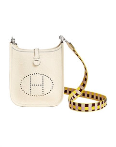 HERMES Кожаная сумка через плечо Эвелин Клеманс Баллок мини Hermès