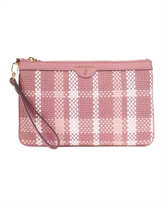 Кожаный клатч Jet Set Charm Michael kors