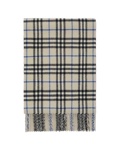 Клетчатый шарф с бахромой Burberry