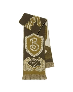 Бахромчатый шарф, Brown Burberry