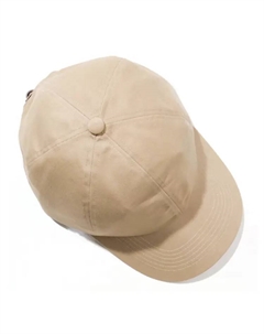 Хлопковая бейсболка из полиэстера унисекс коричневая, Brown Uniqlo