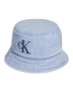 Хлопковая панама унисекс светло-джинсового цвета, Light Denim Calvin klein