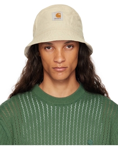 Бежевая льняная панама Walter Carhartt work in progress