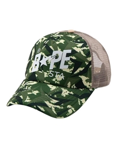 Бейсболка унисекс разноцветная, Green A bathing ape®
