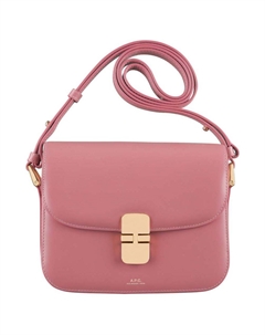 Сумка через плечо из кожи теленка Grace малого размера для женщин розовый A.p.c.
