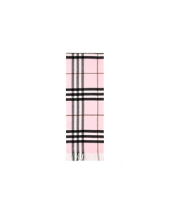Классический клетчатый шарф с бахромой, Pink Burberry
