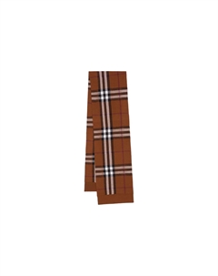 Шерстяной вязаный шарф, Brown Burberry