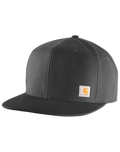 Кепка-Ушанка с плоскими полями, черный Carhartt