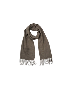 Вязаный шарф унисекс верблюжий Moschino