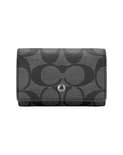 Ключница из ПВХ для женщин черная Coach