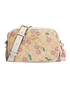 Сумка через плечо из искусственной кожи для фотоаппарата среднего размера женская хаки Coach