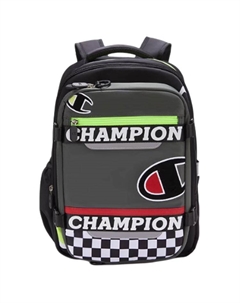 Тканевый рюкзак детский светло-розовый зеленый, Green Champion