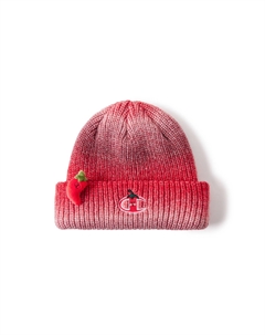 Акриловая вязаная шапка унисекс, Gradient Pepper Red Champion