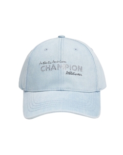 Хлопковая бейсболка унисекс, Light Blue Denim Champion