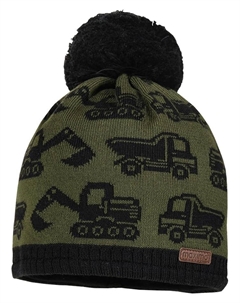 Шапка, черный/зеленый Maximo