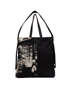 Сумка через плечо Adidas Y 3 Aop черная тальк Y-3