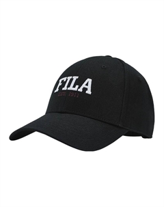 Хлопковая бейсболка унисекс черная, Black Fila