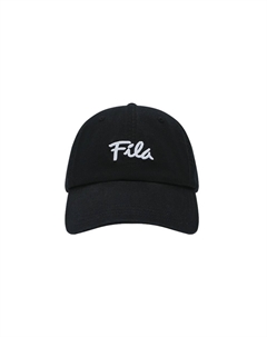 Оригинальная хлопковая бейсболка унисекс угольно-черная, Jet Black Fila