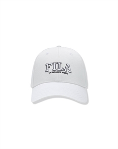 Оригинальная хлопковая бейсболка женская стандартная белая, Standard White Fila