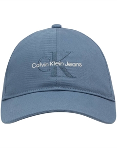 Хлопковая бейсболка унисекс керамического синего цвета, 5BX-Ceramic Blue Calvin klein