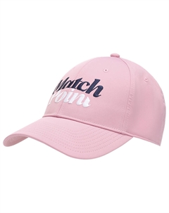 Хлопковая бейсболка унисекс розовая Fila