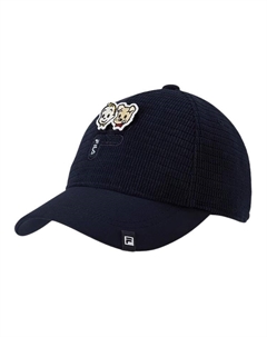 Детская бейсболка из полиэстера и хлопка синяя, Blue Fila