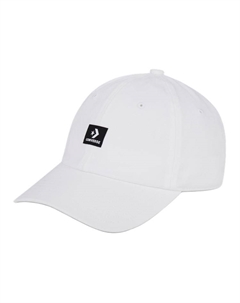 Хлопковая бейсболка унисекс белая, White Converse