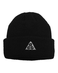 Трикотажная шапка из полиэстера с хлопком унисекс черная, Black Nike