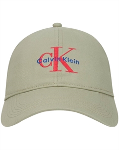 Хлопковая бейсболка унисекс светло-коричневая чайная, LRT-Light Brown Tea Calvin klein