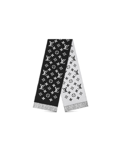 Трикотажные шарфы унисекс, Черный Louis vuitton