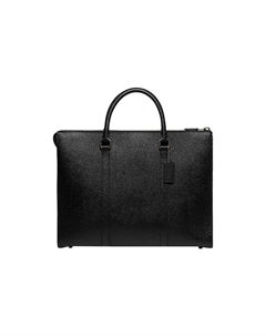 Кожаный портфель Грэм с отделкой сплит черезплечная сумка наплечная сумка большого размера мужская черная Coach