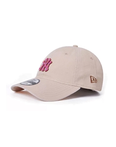 Хлопковая бейсболка унисекс розовая, Pink New era
