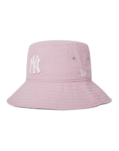 Хлопковая панама унисекс розовая, Pink New era