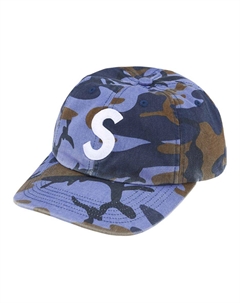 Шестипанельная кепка с пигментным покрытием и логотипом S, Purple Supreme