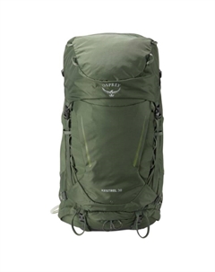 38-литровый туристический рюкзак из нейлона цвета хаки, Khaki Green Osprey