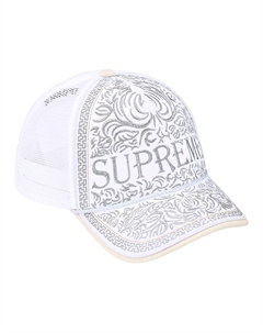 Вязаная кепка с сетчатой спинкой, White Supreme