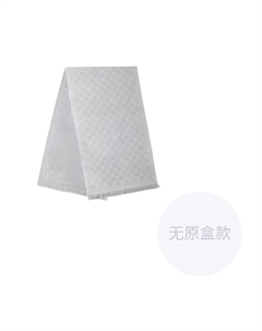 Вязаный шарф унисекс светло-серый, Light Gray Gucci