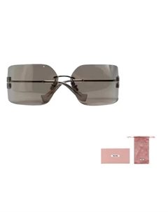 Неправильные солнцезащитные очки, Silver Miu miu