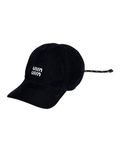 Бейсболка из вельвета, Black/Blue Miu miu